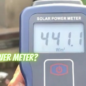 Solar power meter